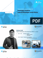 Dewatalks Pentingnya Analisis Laporan Keuangan Untuk Bisnis PDF