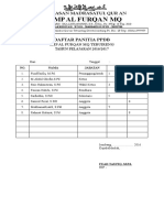 B. 7 Daftar Hadir Panitia MPLS & PPDB