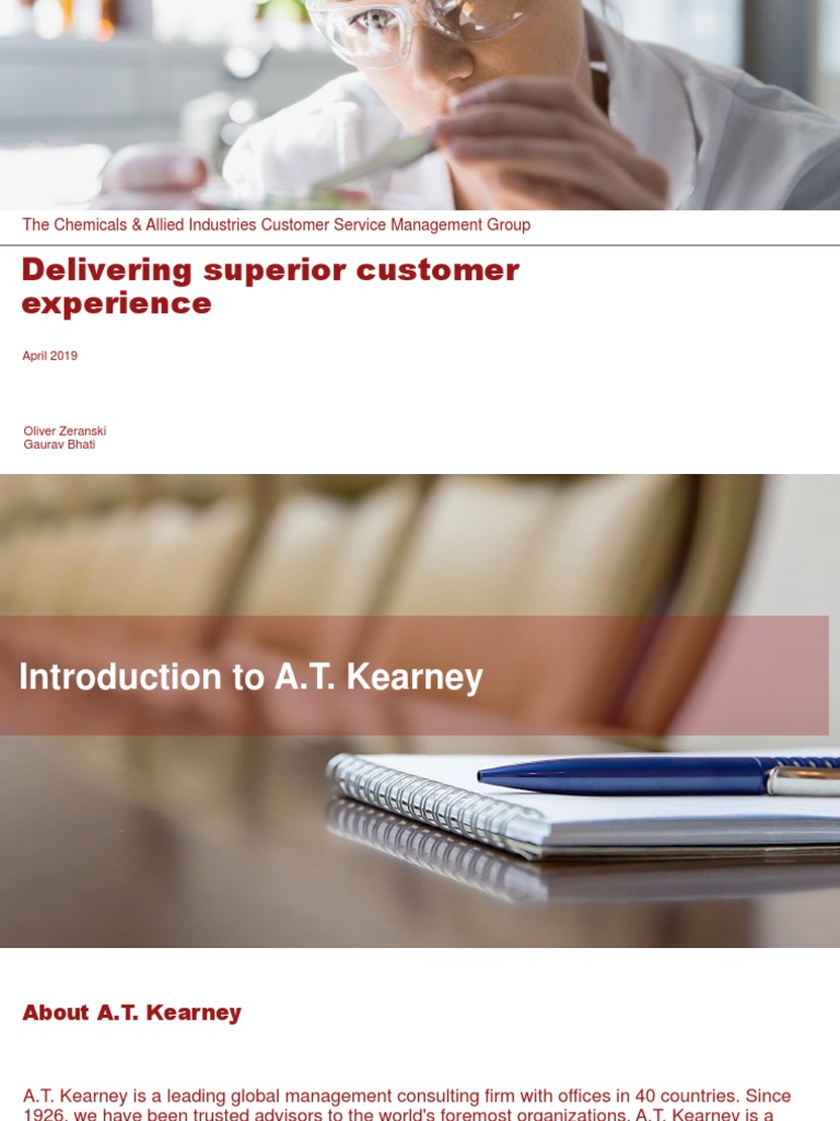 Delivering+Superior+Customer+Experience+-+A T +kearney | PDF | Business ...