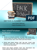 KULIAH 1 - Kurikulum NOTA