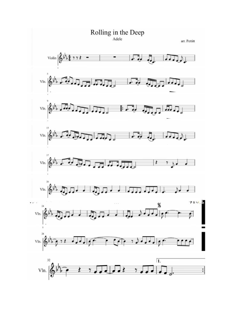 Rolling in The Deep | PDF
