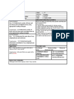 Skills Pedagogy (Strategy/Activity) : Content Standard