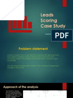 Leads Scoring Case Study - by Sangram Sinha 0 Sourav Banerjee PDF
