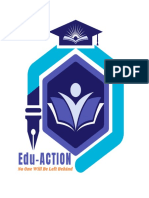 Blue Creative Modern International School Logo PDF