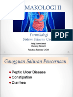 Farmakologi II Obat Sistem Pencernaan 2021