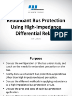 Redundant Bus Protection Using High-Impedance Differential Relays