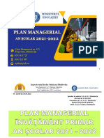 Plan Managerial ISJ Dambovita Inv - Primar 2021-2022