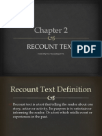 Chapter 2 Recount Text