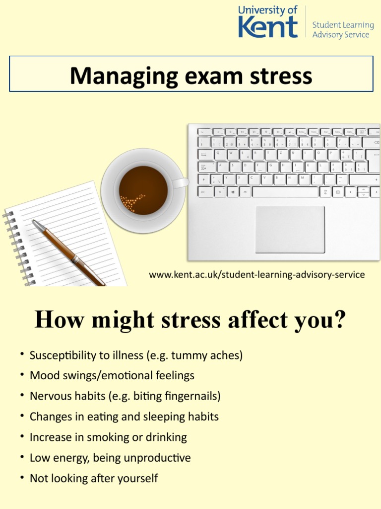 Managing Exam Stress Effectively | PDF | Stress (Biology) | Feeling
