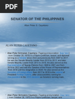 SENATOR Allan Peter Cayetano