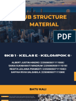 Kliping Material Substructure - STB 1 - Kelas e - Kelompok 6