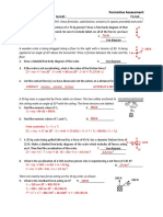 Physics Topic - 2.2 - Formative - Answer - Key