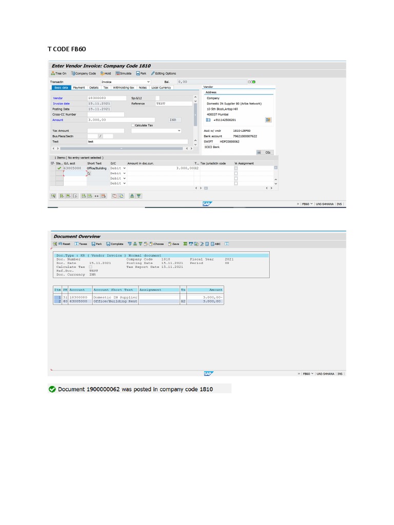 Solved: Ff67– Incoming Bank Statement Manual Entry – TBML