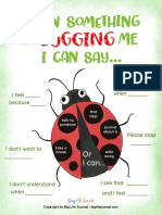 When Something Is Bugging Me - Big Life Journal