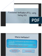 Functinal Verification Verilog PDF