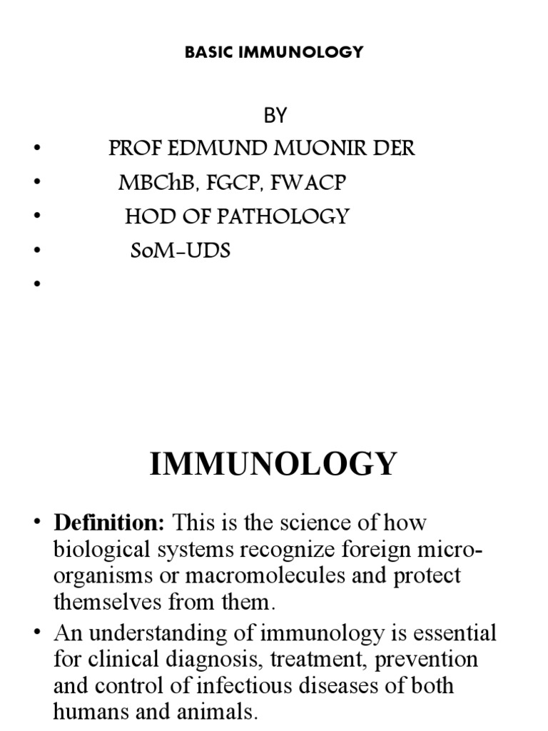 Basic Immunology Worksheets : Basic Immunology For L200 Pharmd