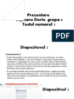 Prezentare Cojocaru Dorin, Grupa 8 Testul Numarul 3