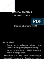 Materi 7 Manaj - Investasi&Property - ANALISA INVESTASI PERKANTORAN - MasturaLabombang