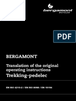 Bergamont: Translation of The Original Operating Instructions