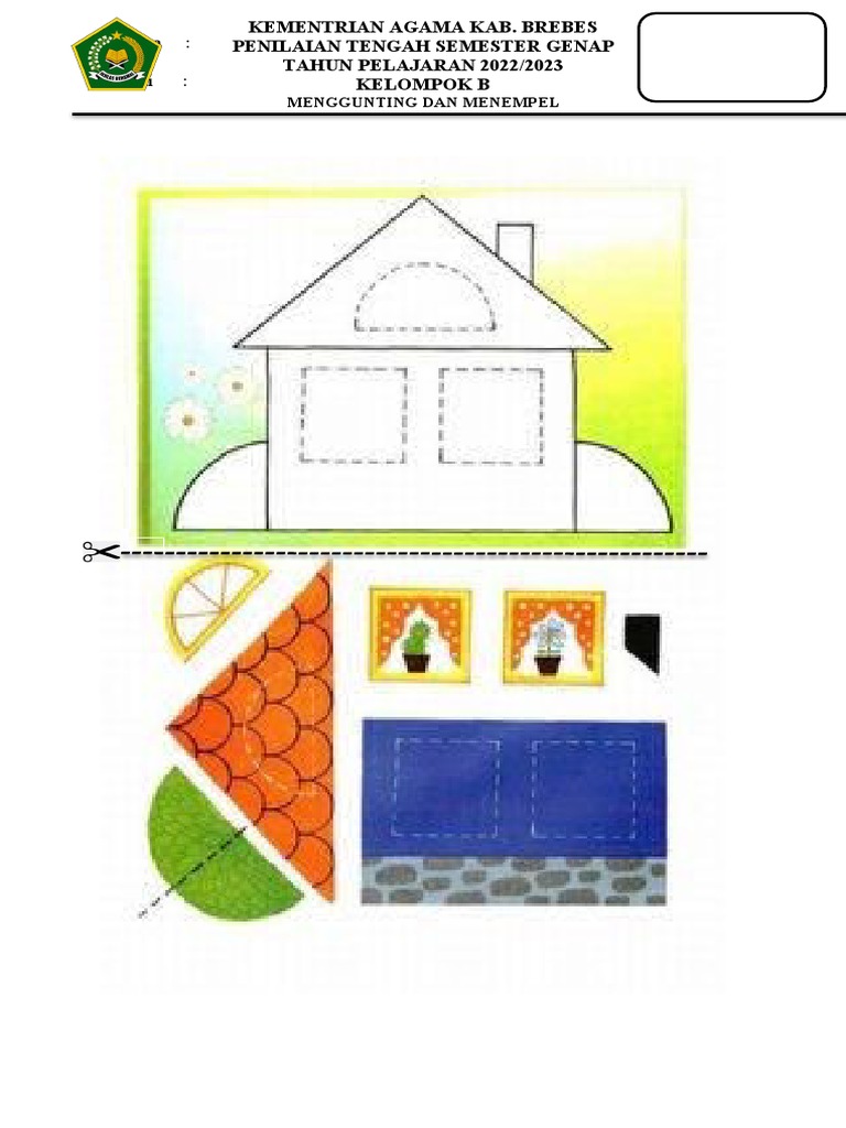 MENGGUNTING DAN MENEMPEL B.docx | PDF