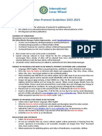 IIW Publishing Protocol 2022-23