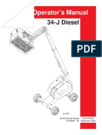 Operator's Manual: 34-J Diesel