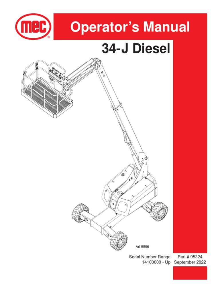 Operator's Manual: 34-J Diesel | PDF