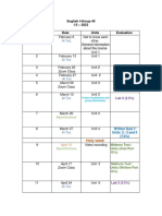 Public Pacing-Guide Cronograma English I