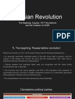 Russian Revolution: The Begining, Causes, 1917 Revolutions and Creation of USSR