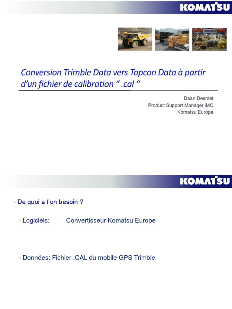 Conversion Trimble vers Topcon en 3D | PDF | Ingénierie informatique ...