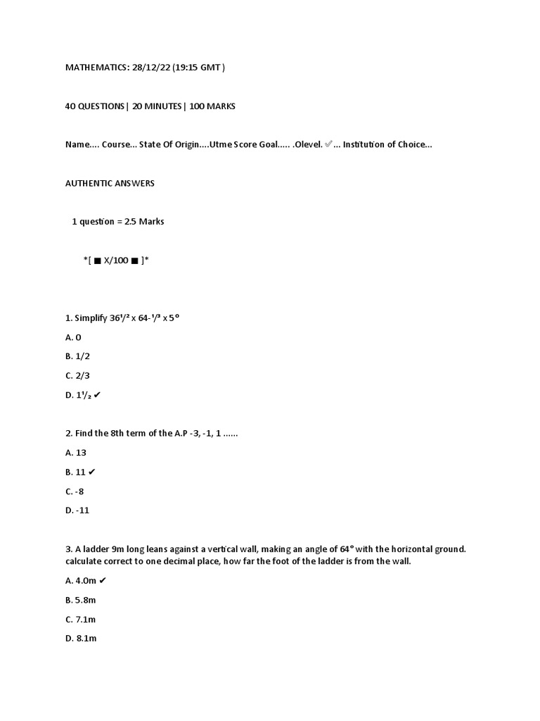 Qb Mathematics Pdf Circle Interest