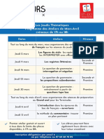 Copie de Programme Les Jeudis Thématiques - Saint Dominique
