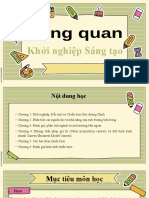 Khởi nghiệp Sáng tạo Chương 1