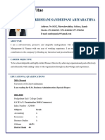 Krishani Resume