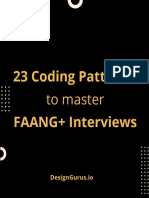 23 Coding Patterns to Master FAANG+ Interviews