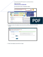 Procedure To View and Download The EPF Passbook