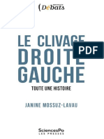 Le Clivage Droite Gauche Janine Mossuz-Lava
