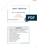 Cement Hydration Properties Structural Materials