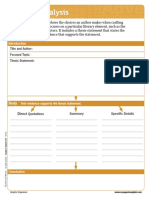 Literary Analysis Graphic Organizers - 3 Options PDF