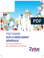 Tout Savori Sur Le Générique Zydus - 8 PDF