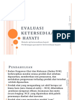 Evaluasi Ketersediaan Hayati: Metode Uji Ketersediaan Hayati Perhitungan Parameter Ketersediaan Hayati