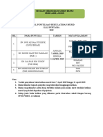 Jadual Penyeliaan Buku Tulis 2019 Kali Pertama