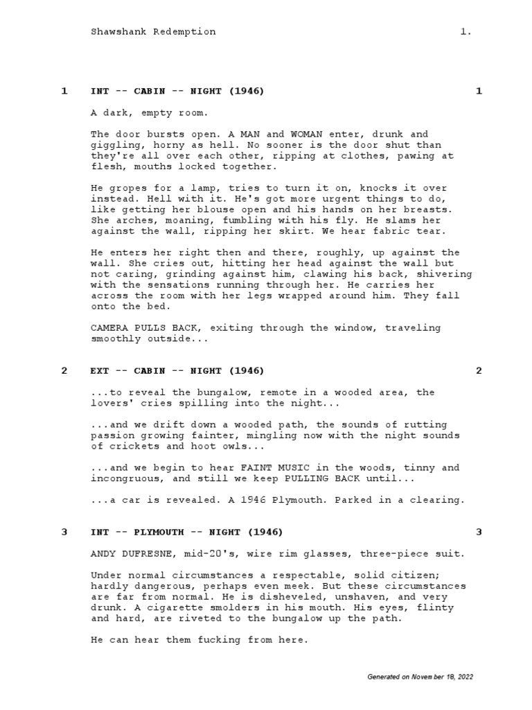 Shawshank Redemption PDF