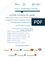 Infopack Circular Economy For Youth Malta 2023 Revised