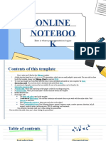 Online Notebook XL by Slidesgo