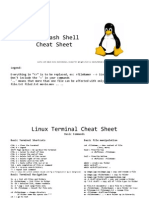 Linux Terminal Cheat Sheet