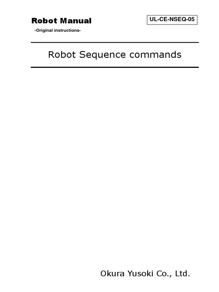 Sequence Manual Eng Seq Download Free Pdf Control Flow Parameter
