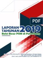 Laporan Tahunan 2019 Balai Besar POM Di Palembang PDF
