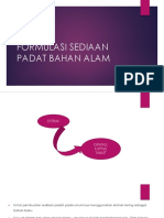 Formulasi Sediaan Padat Bahan Alam PDF