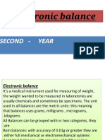 Electronic Balance.....